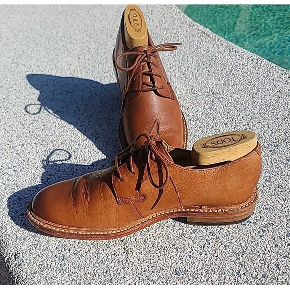 Bostonian US Made Soft Lace Oxford  Soft Goodyear Welt British Tan size 7 main image 7